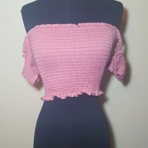 Women's off the shoulder midriff